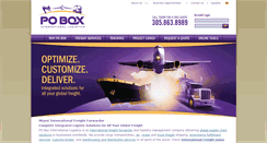 Desktop Screenshot of poboxcargo.com